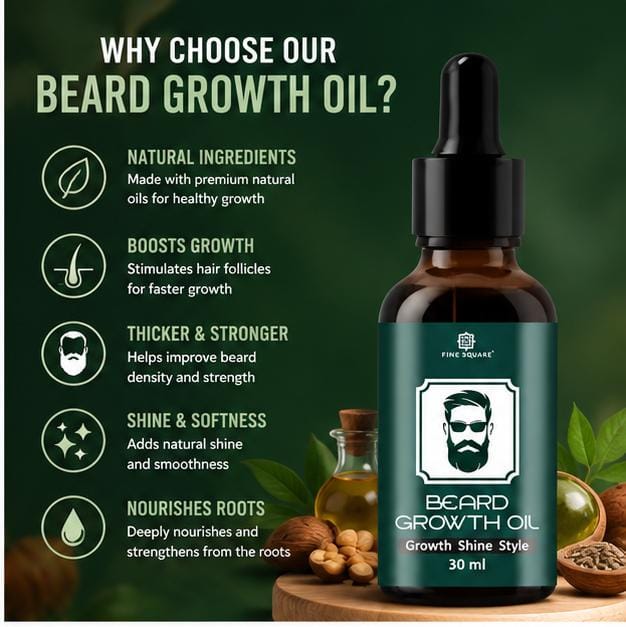 BEARD GROWTH OIL 30ML PACK OF 2