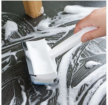 2 in 1 Double Sided Glass Cleaner Brush