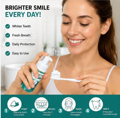 Teeth Whitening Foam – Deep Clean Whitening Mousse | Fresh Breath Oral Care (60ml)